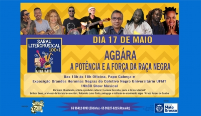 5º Sarau Literomusical destaca a potência e a força da raça negra -